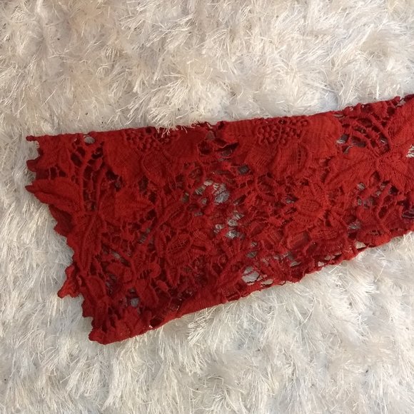 NWOT Boho L'ATISTE Bell Sleeve Lace Fall Dress - Picture 6 of 8